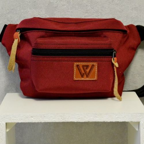 Красная поясная сумка W 54