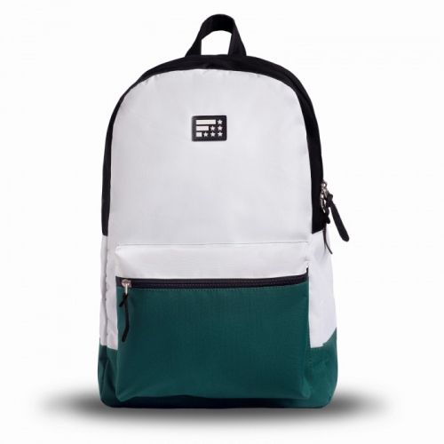 Черно-белый с зеленым оттенком рюкзак "FOREST GREEN" FUSION