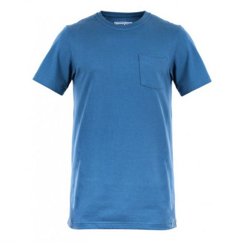 Синяя мужская футболка SHWK BLANK POCKET