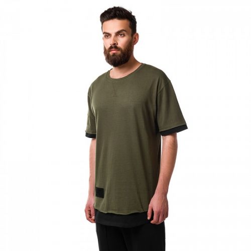 Черно-зеленая мужская футболка "RIFLE GREEN" FUSION