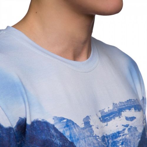 Разноцветная мужская футболка "EMERALD LAKE" FUSION