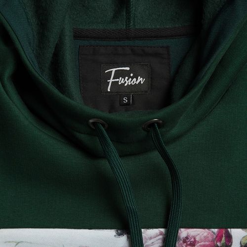 Стильный женский свитер худи с капюшоном FLORA от украинского бренда Fusion