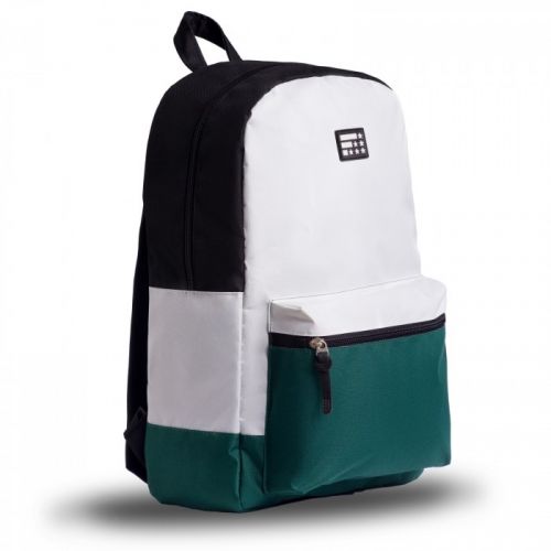 Черно-белый с зеленым оттенком рюкзак "FOREST GREEN" FUSION