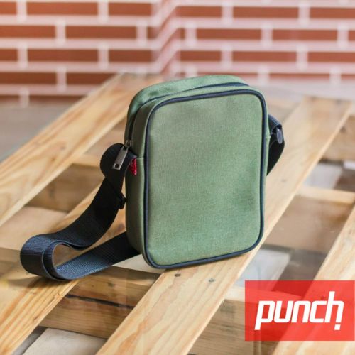 Темно-зеленая сумка через плечо PUNCH